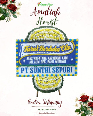 Papan Bunga Duka di Hoat Sorbay