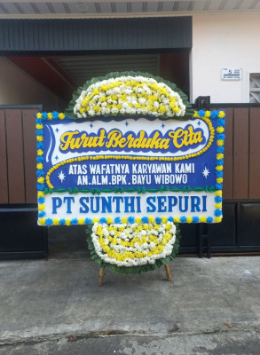 Papan Bunga Duka di Hoat Sorbay