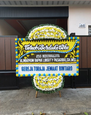 Papan Bunga Duka di Hoat Sorbay