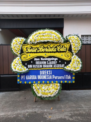 Papan Bunga Duka di Hoat Sorbay