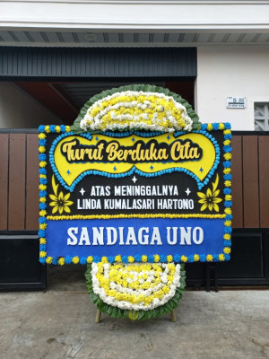 Papan Bunga Duka di Hoat Sorbay